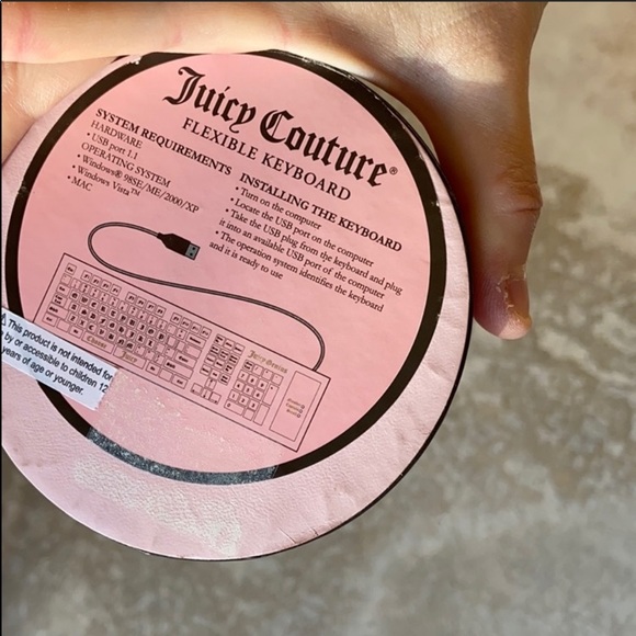 Juicy Couture Pink Y2K FEXI KEYBOARD TRAVEL SCHOOL WORK - Picture 9 of 9